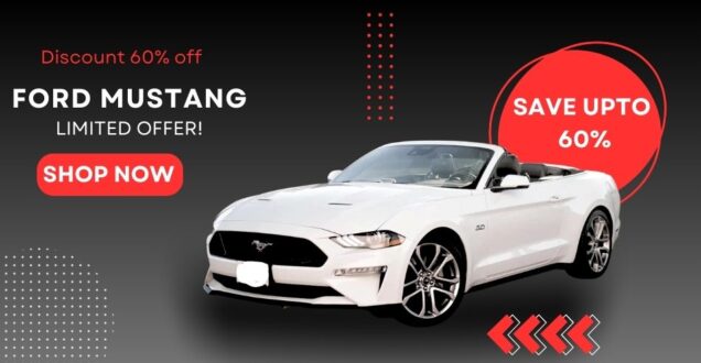Rent Ford Mustang in Dubai, Hire Ford Mustang